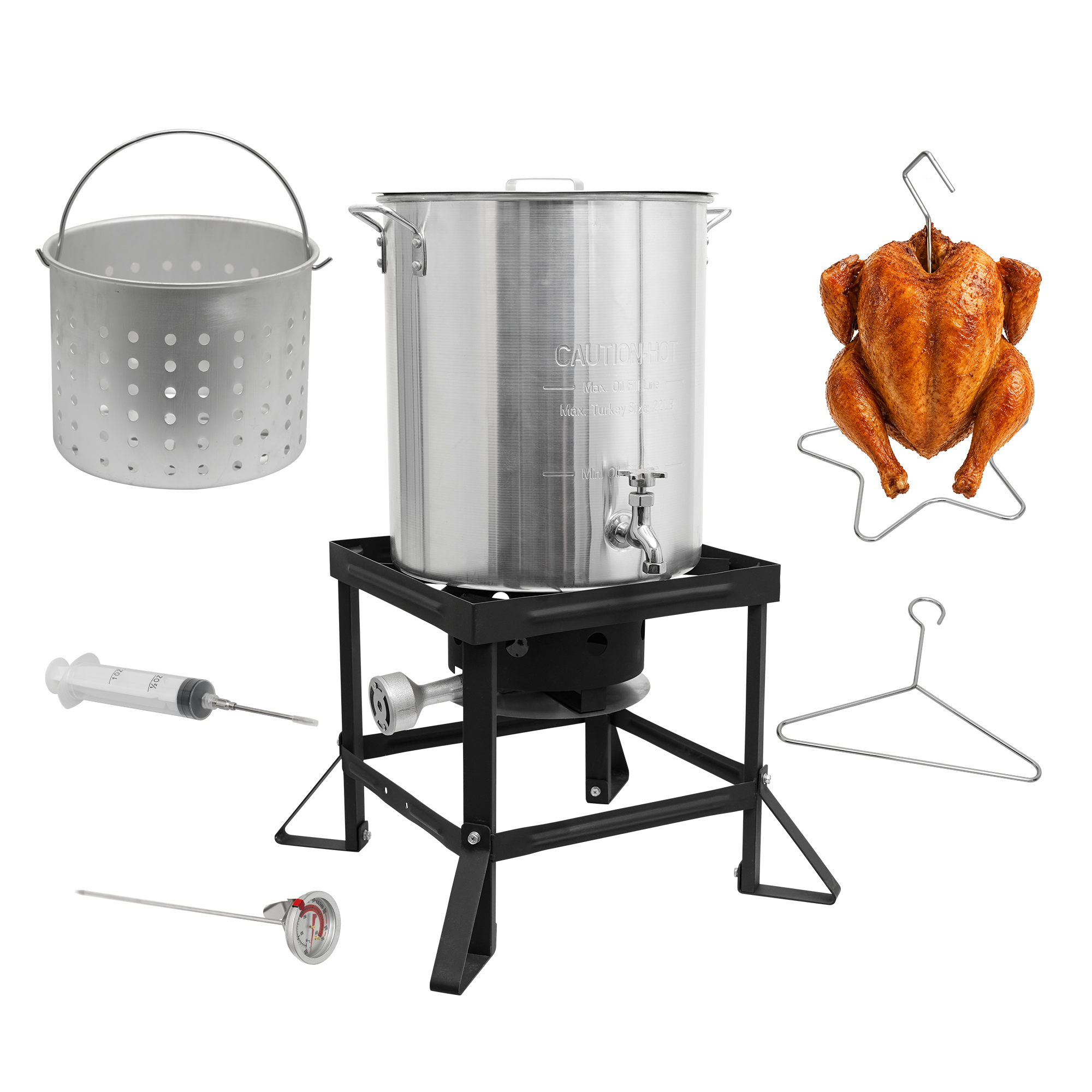 36QT Turkey Fryer with Spigot